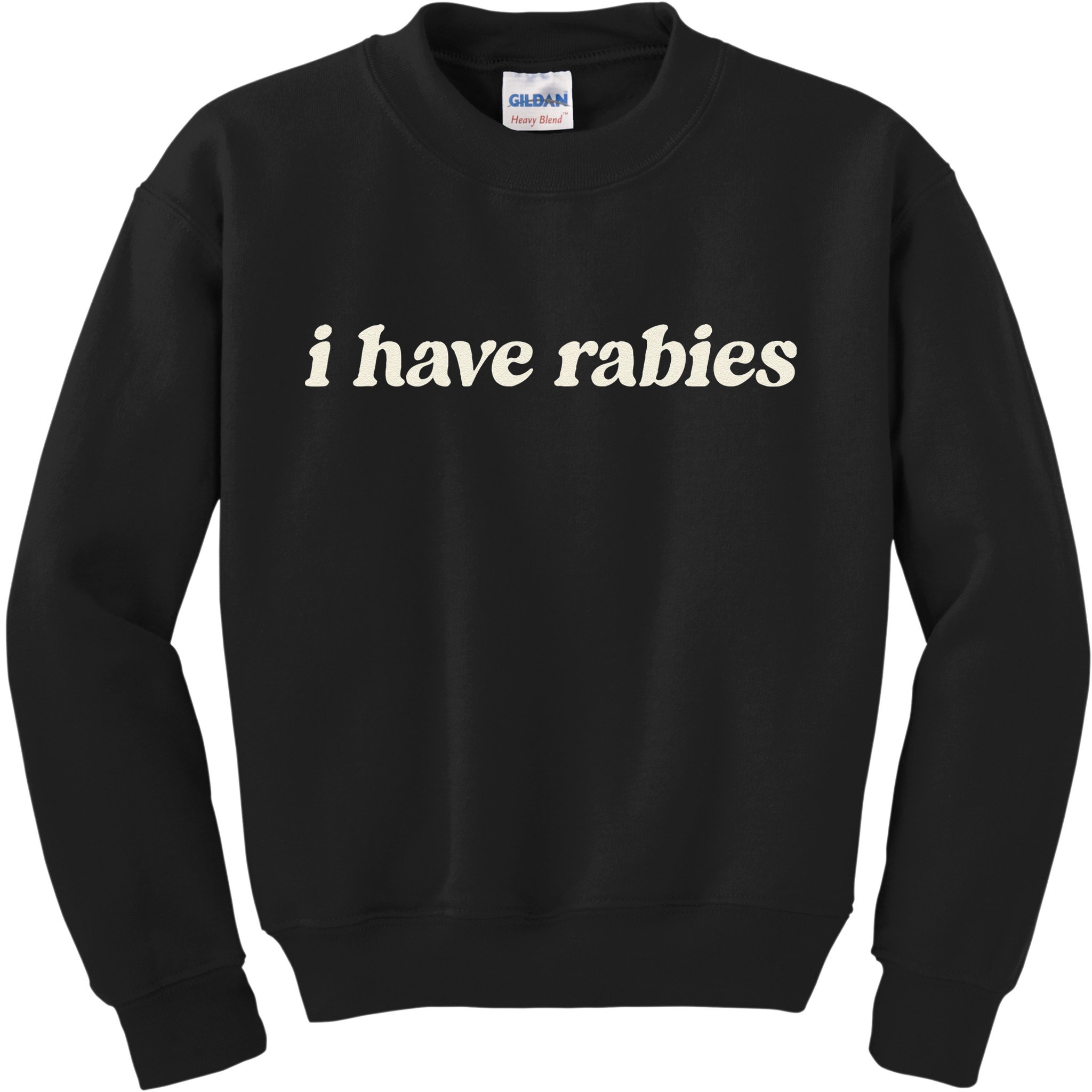 I Have Rabies Funny Unhinged Meme Gift Kids Sweatshirt