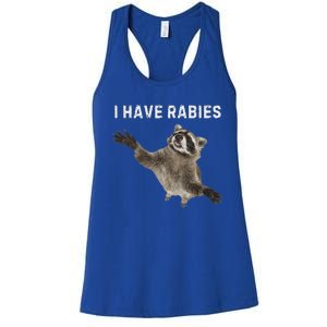 I Have Rabies DonT Tailgate Me Women's Racerback Tank