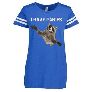 I Have Rabies DonT Tailgate Me Enza Ladies Jersey Football T-Shirt