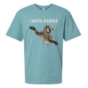 I Have Rabies DonT Tailgate Me Sueded Cloud Jersey T-Shirt