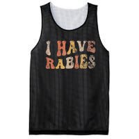 I Have Rabies Mesh Reversible Basketball Jersey Tank