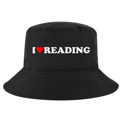 I Heart Reading I Love Reading Cute Red Heart Books Lover Cool Comfort Performance Bucket Hat