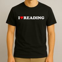 I Heart Reading I Love Reading Cute Red Heart Books Lover T-Shirt