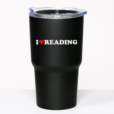 I Heart Reading I Love Reading Cute Red Heart Books Lover Tumbler
