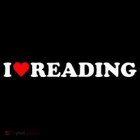 I Heart Reading I Love Reading Cute Red Heart Books Lover Women's V-Neck T-Shirt