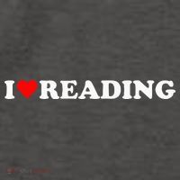 I Heart Reading I Love Reading Cute Red Heart Books Lover Vector Backpack