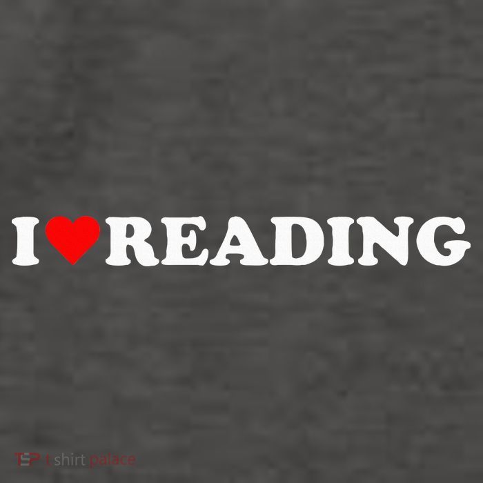 I Heart Reading I Love Reading Cute Red Heart Books Lover Vector Backpack