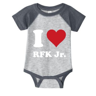 I Heart Rfk Jr Infant Baby Jersey Bodysuit