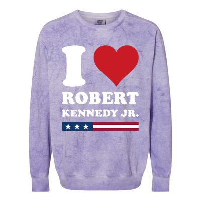 I Heart Robert Kennedy Jr Colorblast Crewneck Sweatshirt