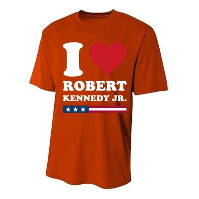 I Heart Robert Kennedy Jr Performance Sprint T-Shirt