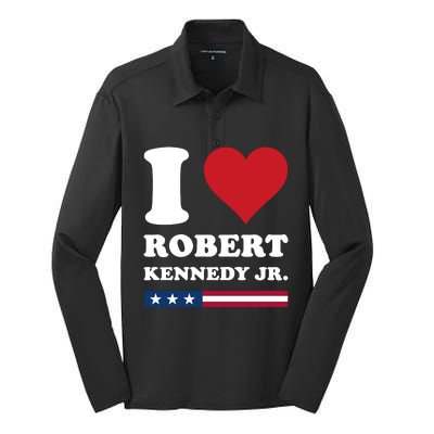 I Heart Robert Kennedy Jr Silk Touch Performance Long Sleeve Polo