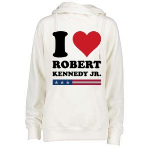 I Heart Robert Kennedy Jr Womens Funnel Neck Pullover Hood