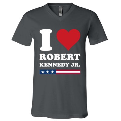 I Heart Robert Kennedy Jr V-Neck T-Shirt