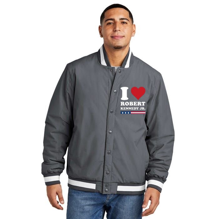 I Heart Robert Kennedy Jr Insulated Varsity Jacket