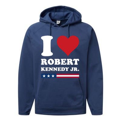 I Heart Robert Kennedy Jr Performance Fleece Hoodie