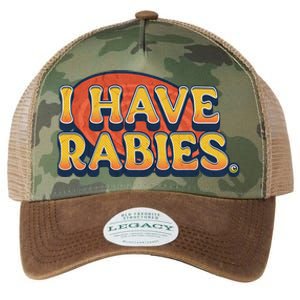 I Have Rabies Funny T Legacy Tie Dye Trucker Hat