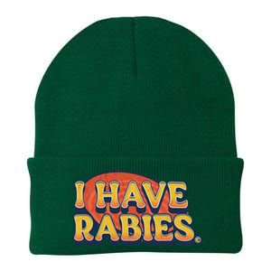 I Have Rabies Funny T Knit Cap Winter Beanie