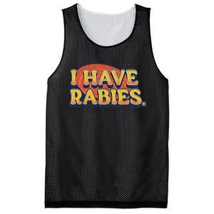 I Have Rabies Funny T Mesh Reversible Basketball Jersey Tank