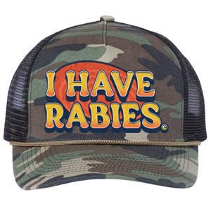 I Have Rabies Funny T Retro Rope Trucker Hat Cap