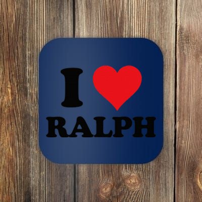 I Heart Ralph First Name I Love Personalized Stuff Coaster