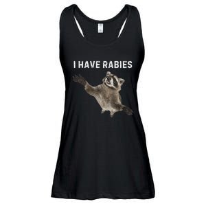 I Have Rabies DonT Tailgate Me Sarcastic Meme Ladies Essential Flowy Tank