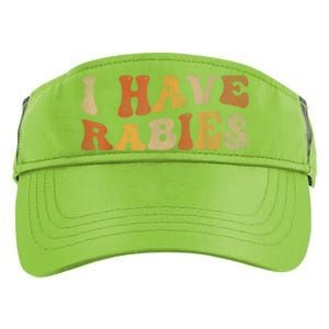 I Have Rabies Adult Drive Performance Visor