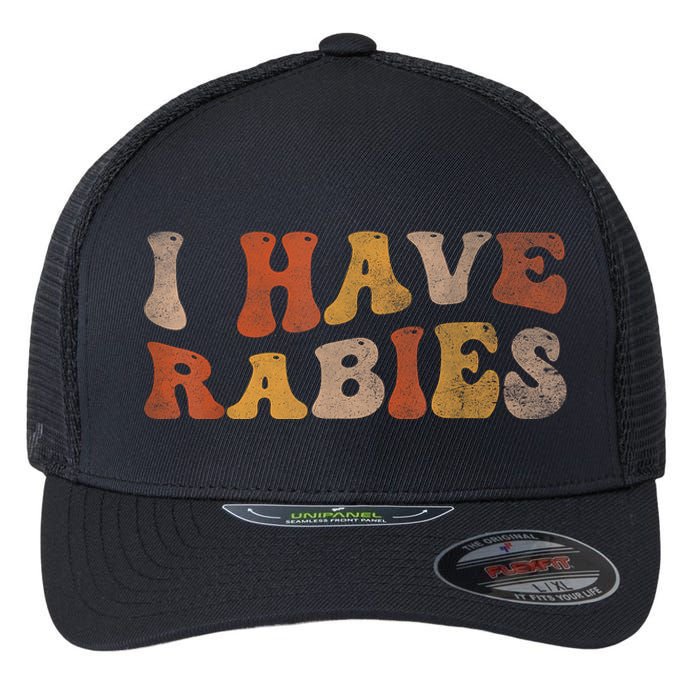 I Have Rabies Flexfit Unipanel Trucker Cap