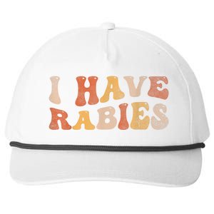 I Have Rabies Snapback Five-Panel Rope Hat