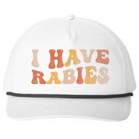 I Have Rabies Snapback Five-Panel Rope Hat