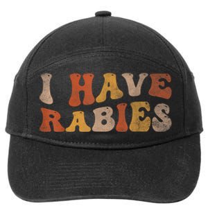 I Have Rabies 7-Panel Snapback Hat