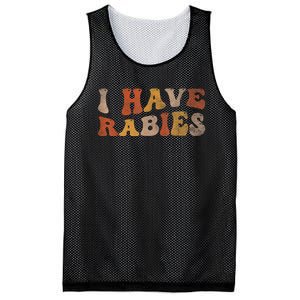 I Have Rabies Mesh Reversible Basketball Jersey Tank