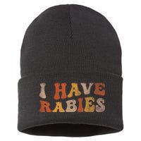 I Have Rabies Sustainable Knit Beanie