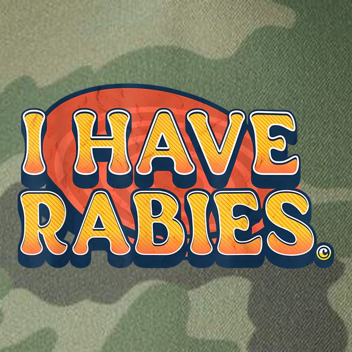 I Have Rabies Funny Legacy Tie Dye Trucker Hat