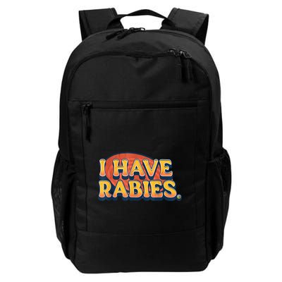 I Have Rabies Funny Backpack