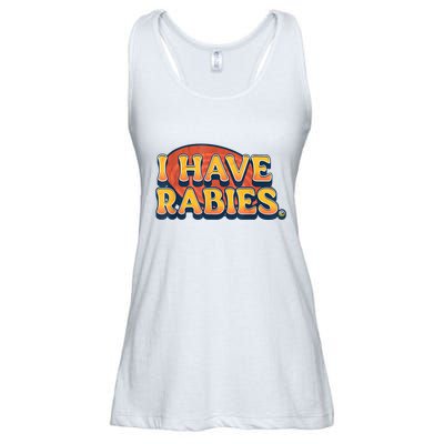 I Have Rabies Funny Ladies Essential Flowy Tank