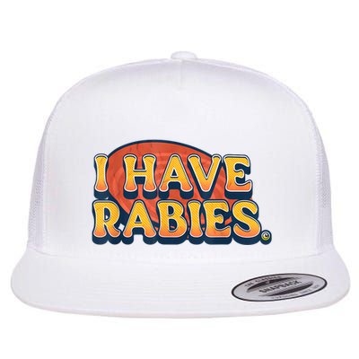 I Have Rabies Funny Flatbill Hat