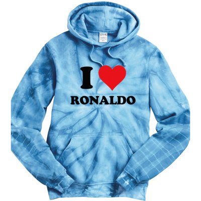 I Heart R.onaldo F.irst Name I Love Personalized S.tuff Tie Dye Hoodie