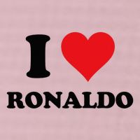 I Heart R.onaldo F.irst Name I Love Personalized S.tuff 25L Jumbo Tote