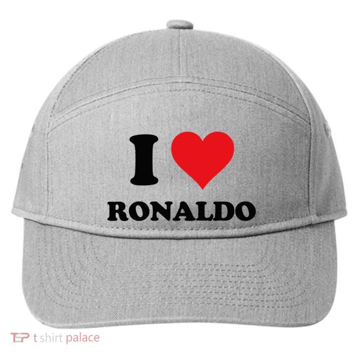 I Heart R.onaldo F.irst Name I Love Personalized S.tuff 7-Panel Snapback Hat
