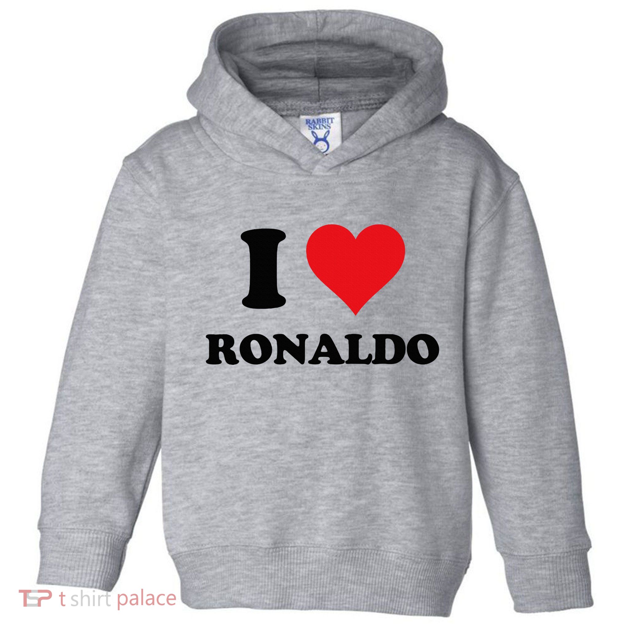 I Heart R.onaldo F.irst Name I Love Personalized S.tuff Toddler Hoodie
