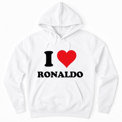 I Heart R.onaldo F.irst Name I Love Personalized S.tuff Hoodie