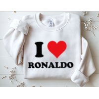 I Heart R.onaldo F.irst Name I Love Personalized S.tuff Sweatshirt