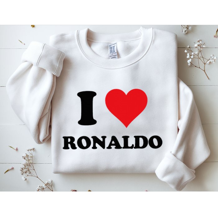 I Heart R.onaldo F.irst Name I Love Personalized S.tuff Sweatshirt