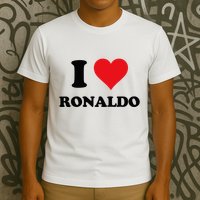 I Heart R.onaldo F.irst Name I Love Personalized S.tuff T-Shirt