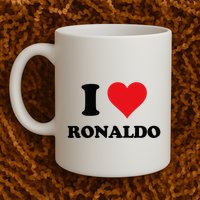I Heart R.onaldo F.irst Name I Love Personalized S.tuff Mug