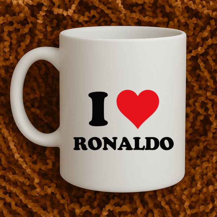 I Heart R.onaldo F.irst Name I Love Personalized S.tuff Mug