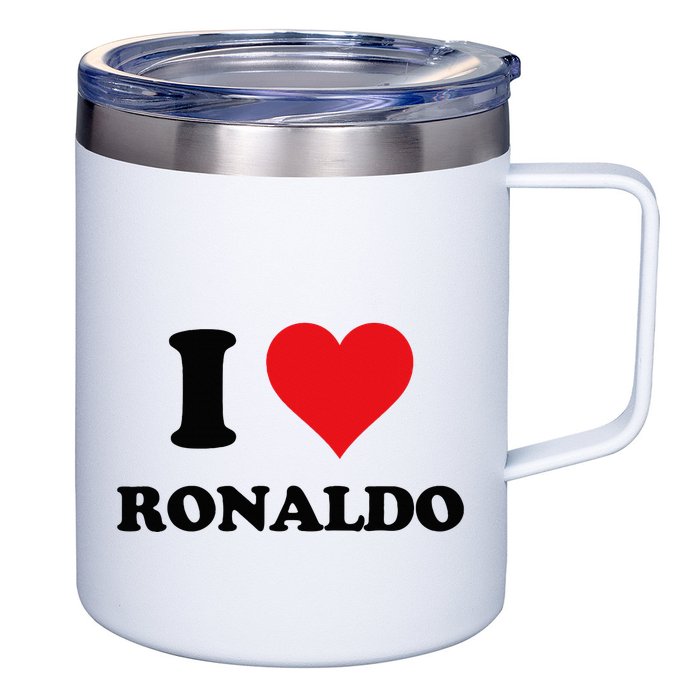 I Heart R.onaldo F.irst Name I Love Personalized S.tuff 12oz Stainless Steel Coffee Mug