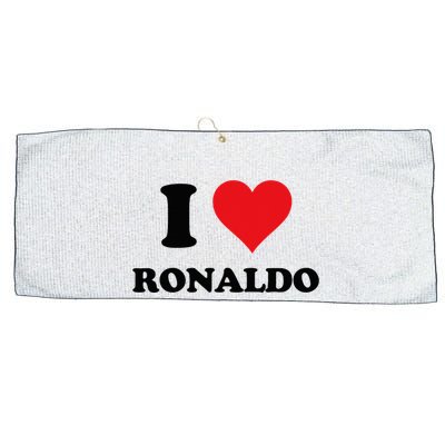I Heart R.onaldo F.irst Name I Love Personalized S.tuff Large Microfiber Waffle Golf Towel