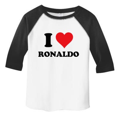I Heart R.onaldo F.irst Name I Love Personalized S.tuff Toddler Fine Jersey T-Shirt