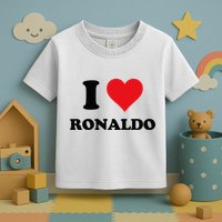 I Heart R.onaldo F.irst Name I Love Personalized S.tuff Toddler T-Shirt